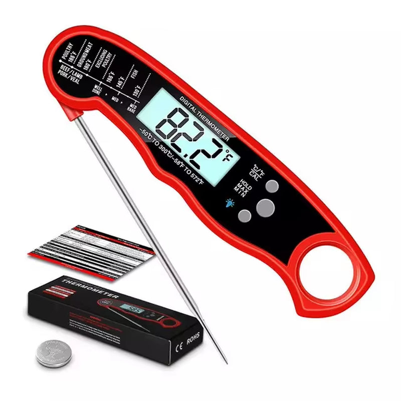 Top Seller Folding Probe Instant Read Thermometer Kitchen Milk Candy Grill Barbecue Food BBQ Cooking Digital Meat Thermometer
