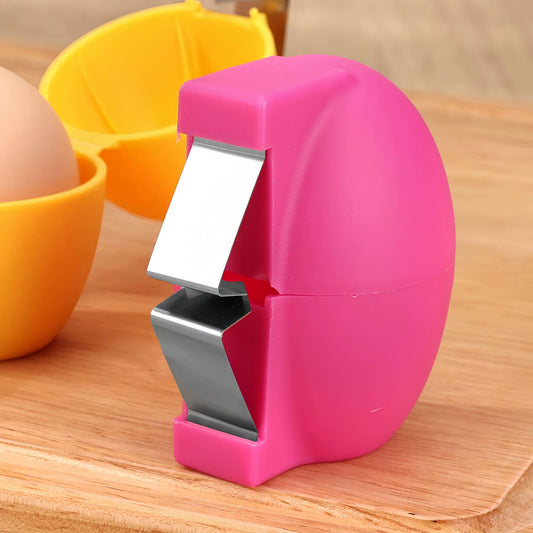 2026 Egg Shell Opener Stainless Steel Egg Cracker Tool Multifunctional Egg Opener Handheld Gadget for Easy Peeling Separating